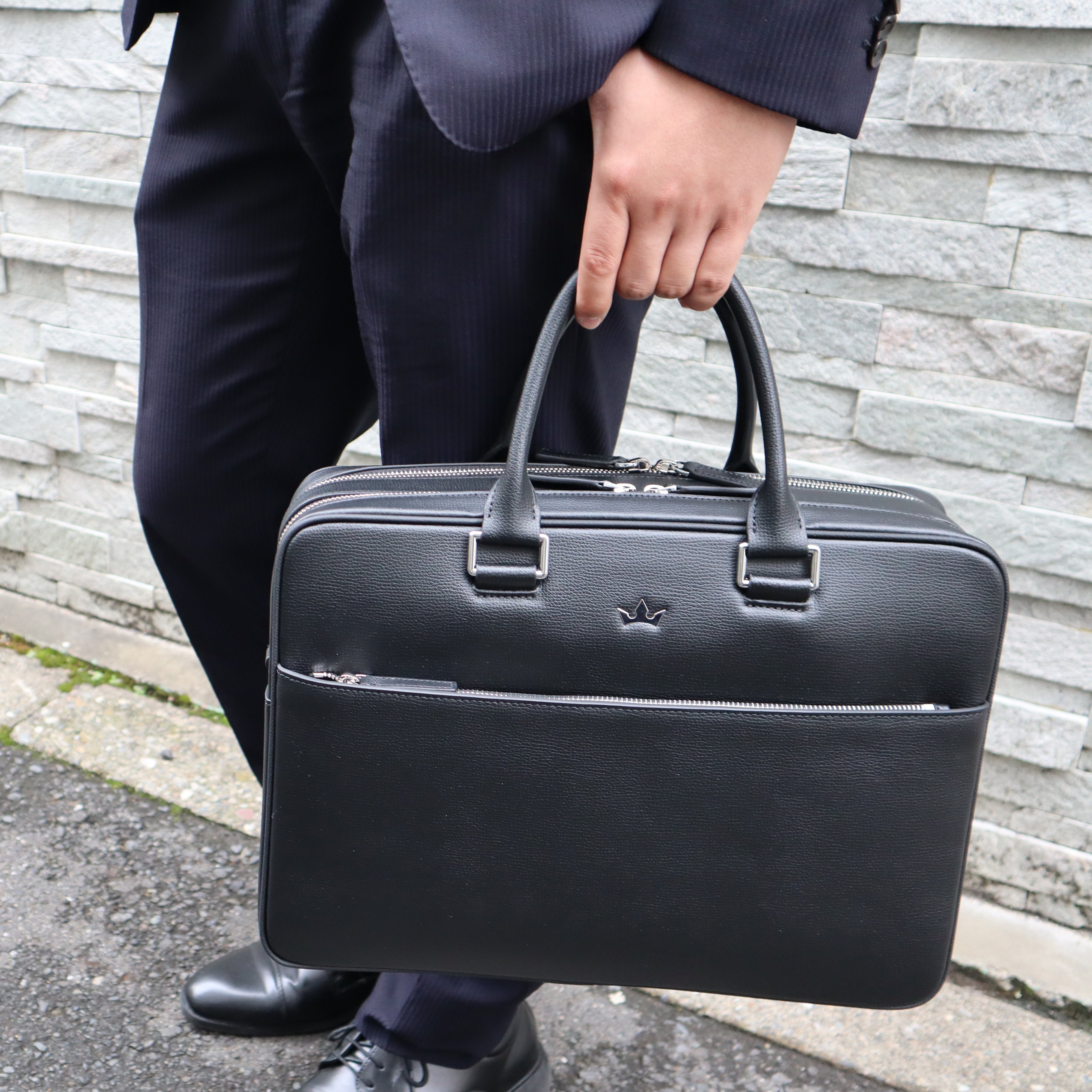 アワード ダブルブリーフケース(ブラック)