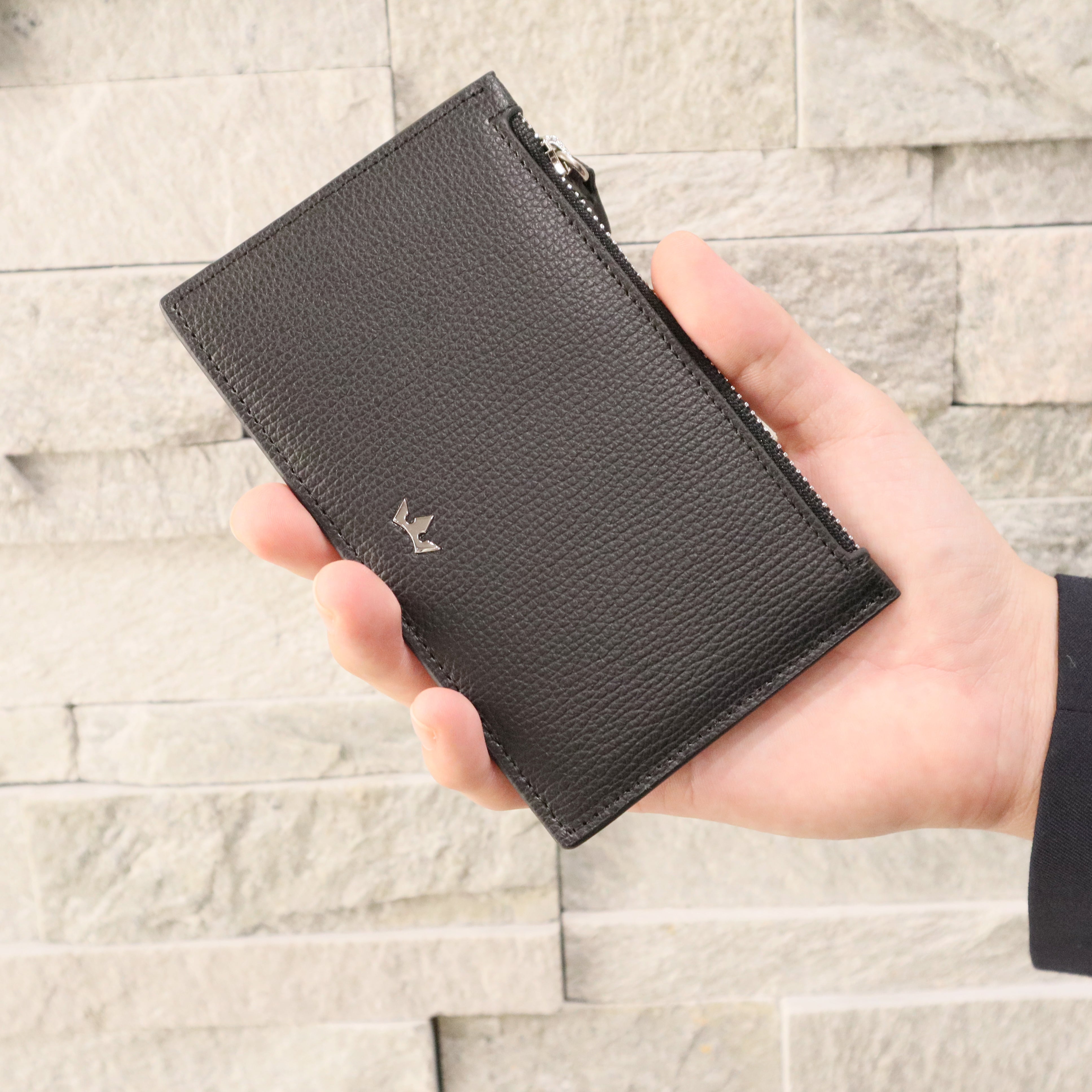 アワード ジップ カードホルダー(ブラック)