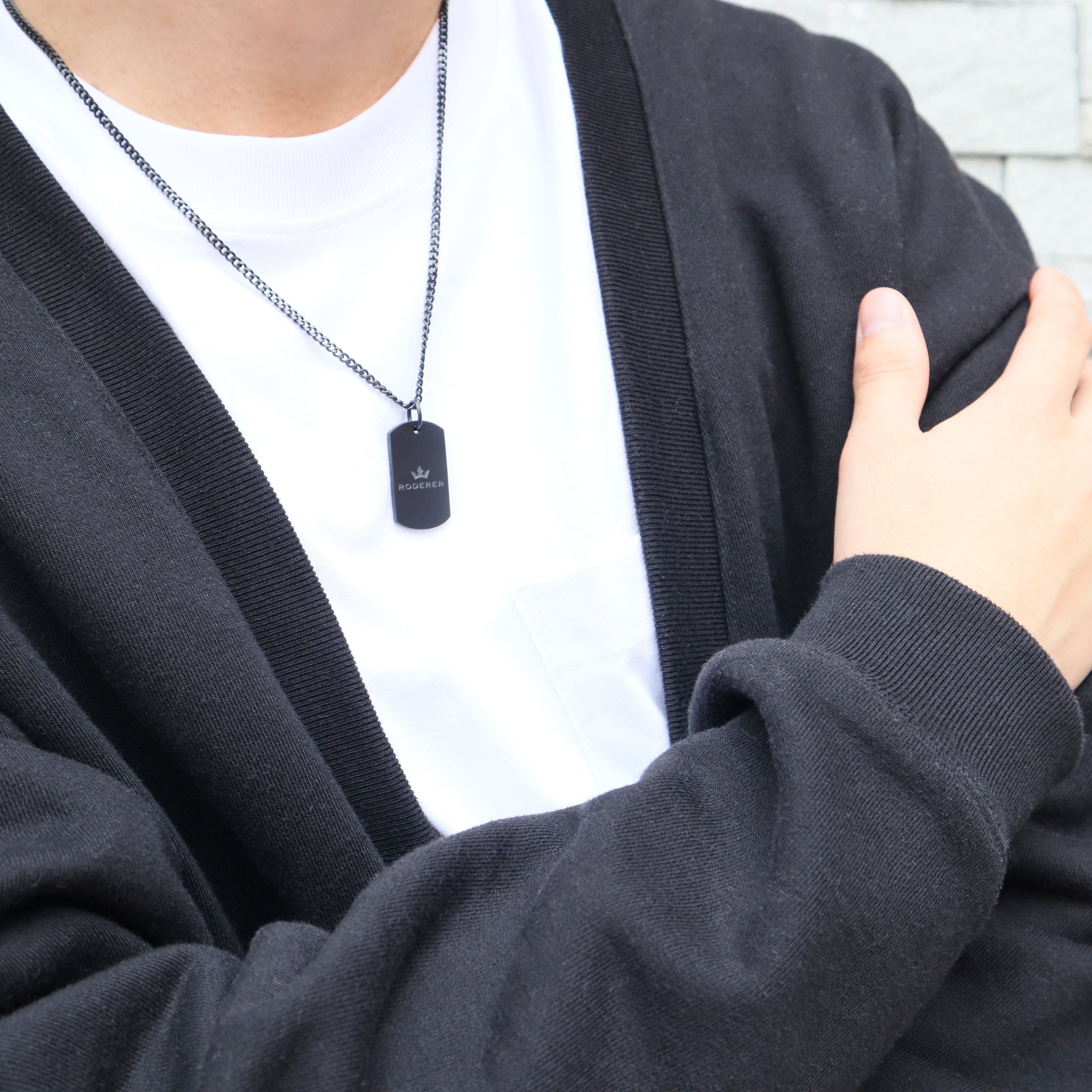 ロレンツォ ネックレス(ブラック)